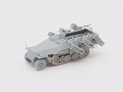 【威龙 7604】1/72德国Sd.Kfz.251 Ausf.D 火箭半履带 (2合1) 开盒及素组测评