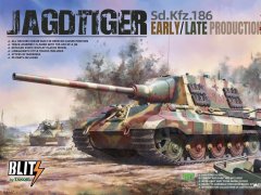 【三花 8001】1/35 德国猎虎重型坦克歼击车初期/后期型 2in1
