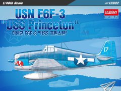 【爱德美 12332】新品：1/48 美国F6F-3战斗机 普林斯顿号航母