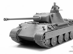 【田宫 32597】新品：1/48 德国豹D中型坦克？