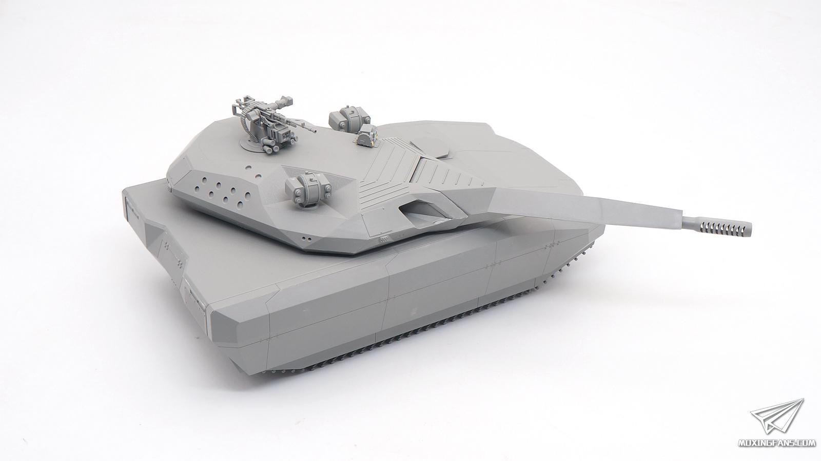 三花2127】1/35 波兰PL-01轻型坦克原型车素组评测(3)_静态模型爱好者 