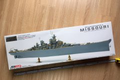 【JOYYARD 35000X】1/350 BB-63 美军二战密苏里号战舰(MISSOURI) 开盒评测