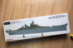 【JOYYARD 35000X】1/350 BB-63 美军二战密苏里号战舰(MISSOURI) 开盒评测
