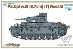【威龙 6765】1/35 德国三号坦克(3.7cm)(T)G型