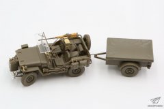 【威骏 CB35106】1/35 美国GPW1/4吨越野车素组测评