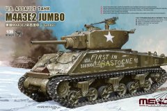 【MENG TS-045】1/35 美国M4A3E2突击坦克“Jumbo”开盒