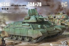 【边境 BT-009】新品：1/35 苏联T-34E重甲型和T34-76 112工厂型2合1