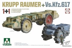 【三花 5007】1/72 克虏伯 RAUMER+Vs.Kfz.167扫雷车1+1开盒评测