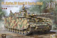 【边境 BT-005】1/35 德国四号坦克H初期/中期型2in1开盒评测