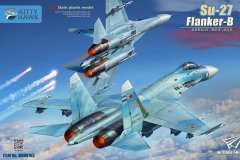 【小鹰 KH80163】1/48 俄罗斯 Su-27 Flanker-B 战斗机