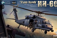 【小鹰 KH50006】1/35 美国HH-60G铺路鹰武装直升机