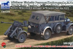 【威骏 CB35209】1/35 德国霍希人员车辆早期型及sPzB41反坦克炮开盒评测