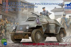 【威骏 CB35022】1/35 中国Sd.Kfz.221轮式装甲车开盒评测
