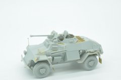 【威骏 CB35033】1/35 Sd.Kfz.221轮式装甲车搭载PZB41反坦克炮素组评测