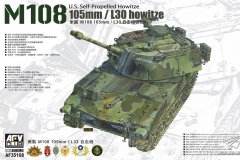 【AFVCLUB AF35108】新品：1/35 美国M108 105mm/L30自行榴弹炮