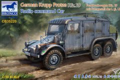 【威骏 CB35220】1/35 德国克虏伯Kfz.19无线电指挥车开盒评测