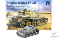 【边境 BT-004】1/35 德国四号坦克F2/G型2in1素组效果图更新