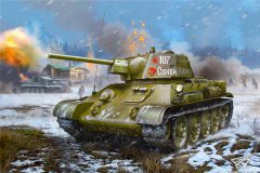 【红星 3686】新品：1/35 T-34/76中型坦克 183厂 Gaika炮塔 1942年后期型