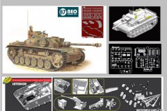 【威龙 6928】1/35 德国三号突击炮F/8型早期型新精密版(NEO Smart Kit 07)预订单