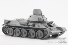 【边境 BT-009】1/35 苏联T-34E重甲型和T34-76 112工厂型2合1官方素组图更新