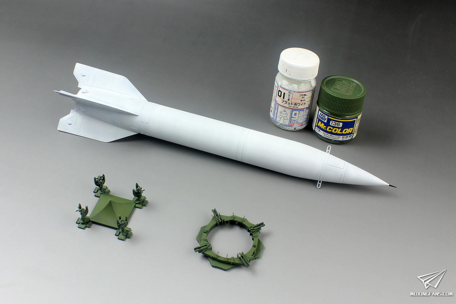 【威骏 gb7011】1/72 中国 "东风一号" 弹道导弹制作评测