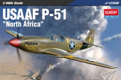 【爱德美 12336】1/48 美国P-51战斗机北非战场