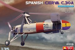 【MINIART 41016】新品：1/35 西班牙谢尔瓦C.30A旋翼机