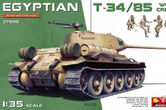 【MINIART 37098】新品：1/35 埃及T-34/85坦克及乘员