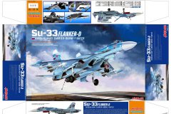 【MINIBASE 8001】新品：1/48 Su-33 侧卫-D战斗机