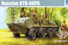 【小号手 01543】1/35 俄罗斯BTR-60PA装甲输送车开盒评测