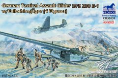 【威骏 CB35039】1/35 德国DFS 230 B-1型突击滑翔机与伞兵组开盒评测