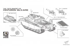 【AFVCLUB AF35395】1/35 百夫长MK.5 AVRE工兵型更多信息更新