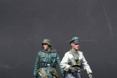 例行巡逻——1/35 德军巡逻军官及士兵