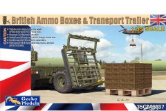 【壁虎 35GM0037】新品：1/35 英国弹药箱及运输车