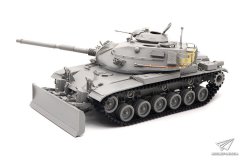 【三花 2137】1/35 M60A3主战坦克附M9推土铲素组评测