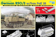 【威龙 6684】1/35 德国 RSO/3履带式牵引车 连5cm PaK 38反坦克炮再版单