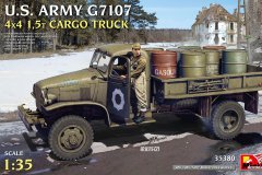 【MINIART 35380】新品：1/35 美国G7107 4X4 1.5吨货运卡车