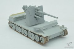 【威骏 CB35174】1/35 德国8.8cm 37型实验防空自走炮素组测评