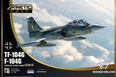 【天力 K48089】1/48 TF-104G/F-104G战斗机 2in1