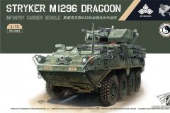 【易模型 TK7007】1/72 美国斯崔克车M1296龙骑兵步战车开盒评测