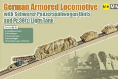 【威龙 14151】新品：1/144 德国装甲机车&装甲巡道车组&38(t)轻型坦克