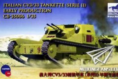 【威骏 CB35006】1/35 意大利CV L3/33轻型坦克II开盒评测