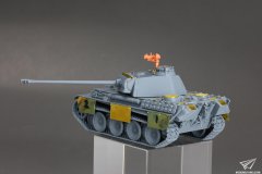 【黄蜂 VS720008】1/72 黑豹G中型坦克夜战型素组评测