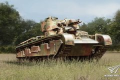 【威龙 6968】新品：1/35 德国Neubau-Fahrzeug多炮塔坦克Nr.2型