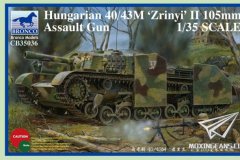 【威骏 CB35036】1/35 匈牙利40/43M兹里尼II 105mm自行火炮开盒评测