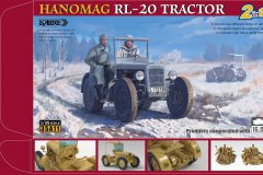 【SABRE 35A11】新品：1/35 HANOMAG RL-20拖拉机2in1