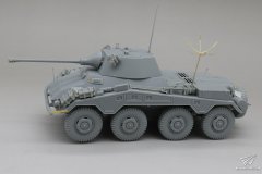 【威龙 6943】1/35 德国 Sd.Kfz.234/2 美洲狮8轮装甲车素组评测