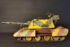 1/35 德国E-100超重型坦克克虏伯炮塔末日战车