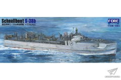 【FORE 1003】1/72 德国S-38B鱼雷艇开盒评测