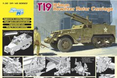 【威龙 6496】1/35 美国T19型105mm炮半履带装甲车开盒评测